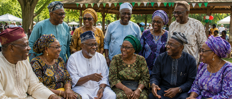 Senior community celebration